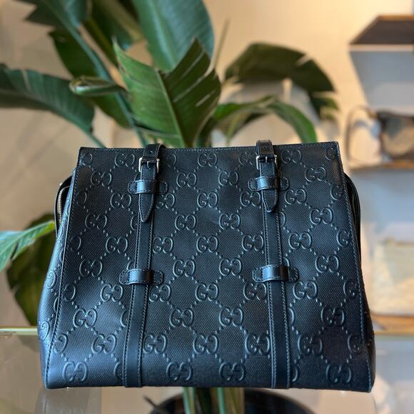 GUCCI GG Embossed Tote - Picture 5 of 16
